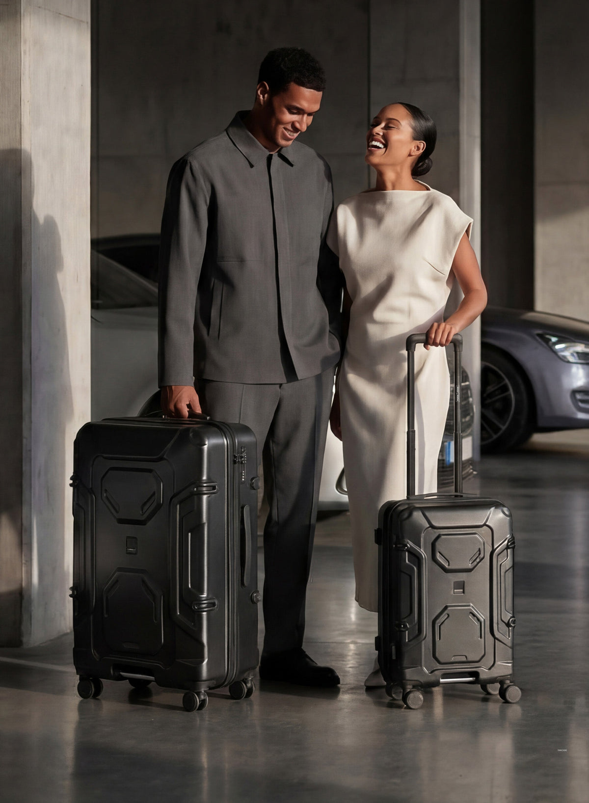 Parajohn BOLTARA 2-Piece ABS Luggage Set | 20” Cabin & 28” Check-In Suitcase with 8 Wheels, Anti-Theft Zipper & 3-Dial Combination Lock  PARAJOHN UAE