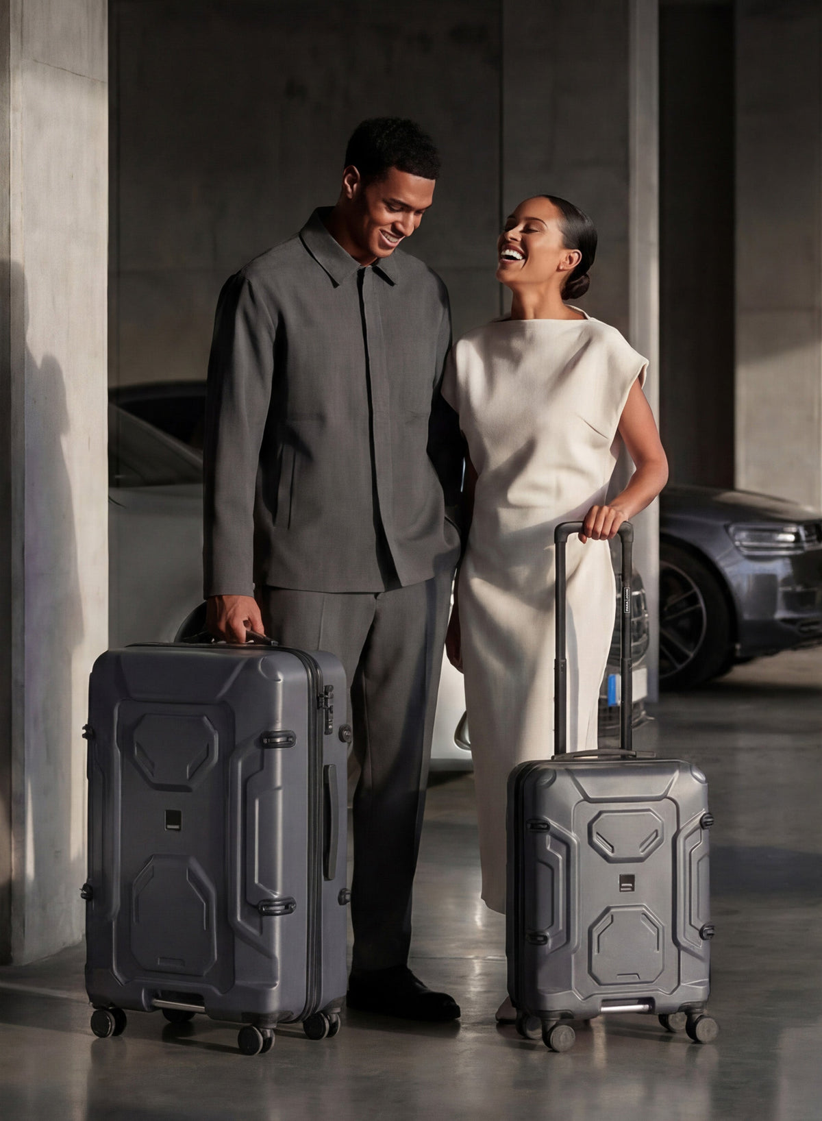 Parajohn BOLTARA 2-Piece ABS Luggage Set | 20” Cabin & 28” Check-In Suitcase with 8 Wheels, Anti-Theft Zipper & 3-Dial Combination Lock  PARAJOHN UAE