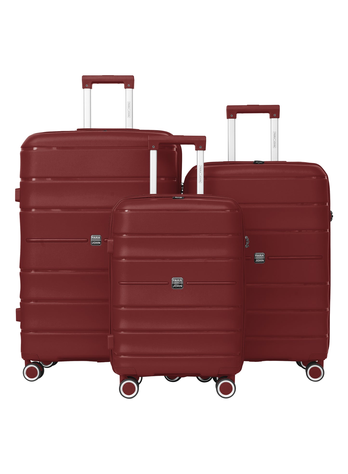 ZENSPIRE Series 3 Piece Premium Polypropylene Luggage Set