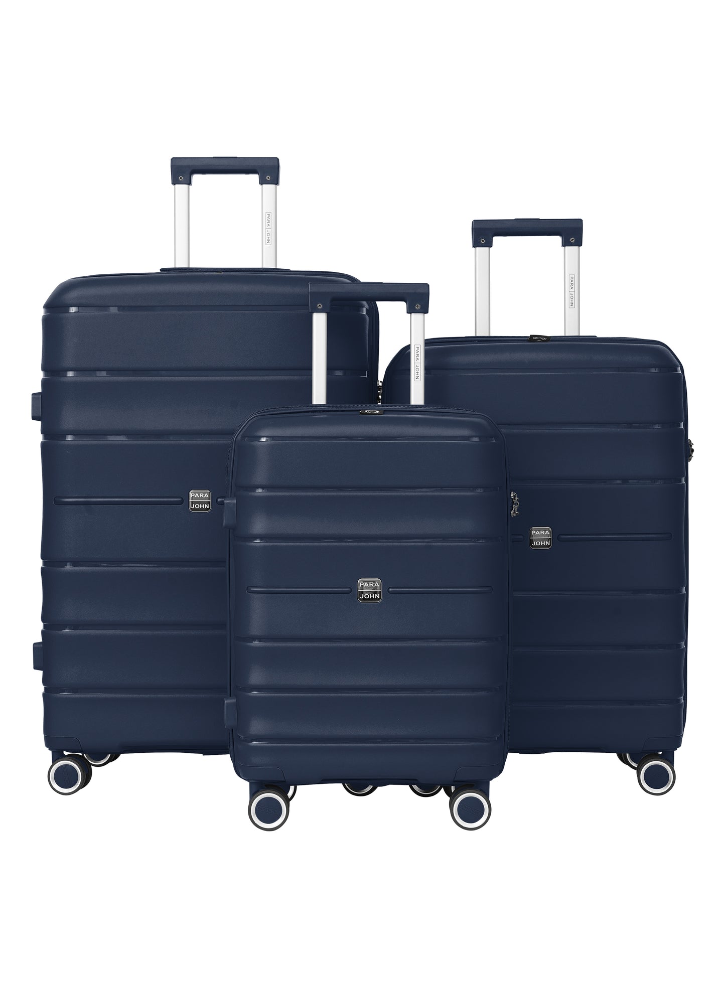 ZENSPIRE Series 3 Piece Premium Polypropylene Luggage Set