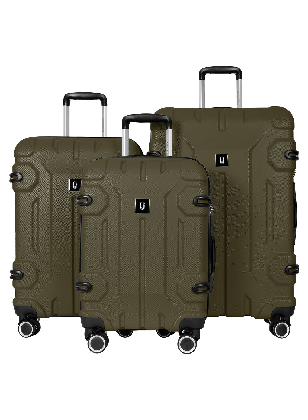 Expedition 3-Piece Superior ABS  Hardside Spinner Luggage Trolley PARA JOHN