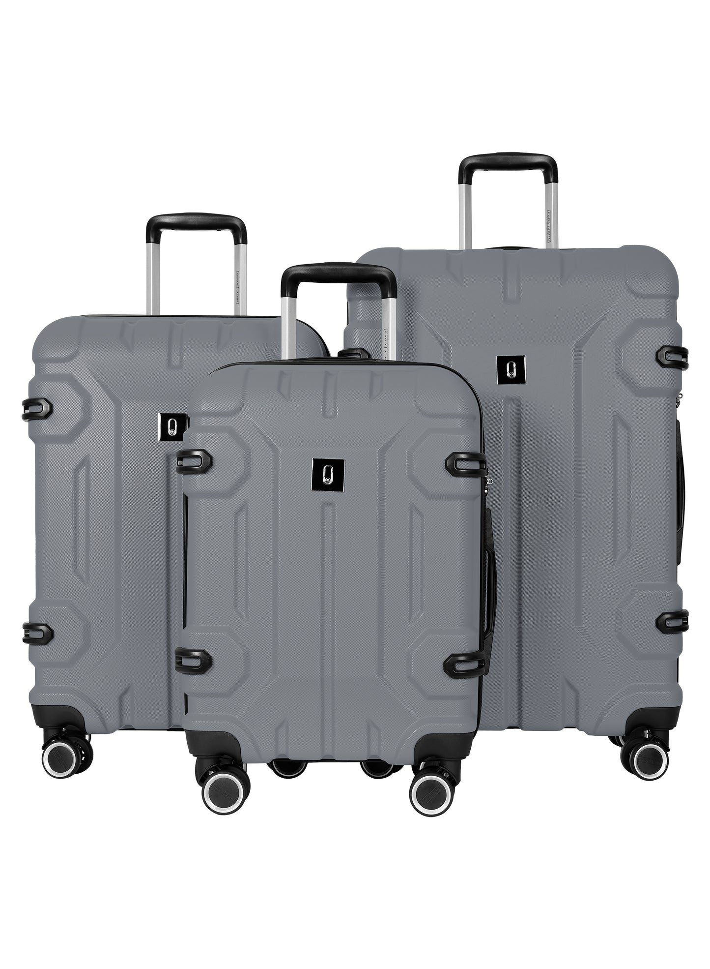 Expedition 3-Piece Superior ABS  Hardside Spinner Luggage Trolley