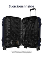 Para John Expedition 3-Piece ABS Hardside Spinner Luggage Set Durable Travel Suitcases with 360° Wheels Small Medium Large Trolley  PARAJOHN UAE