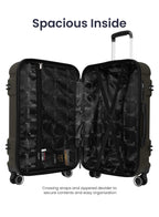 Para John Expedition 3-Piece ABS Hardside Spinner Luggage Set Durable Travel Suitcases with 360° Wheels Small Medium Large Trolley  PARAJOHN UAE
