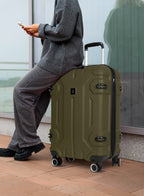 Para John Expedition 3-Piece ABS Hardside Spinner Luggage Set Durable Travel Suitcases with 360° Wheels Small Medium Large Trolley  PARAJOHN UAE