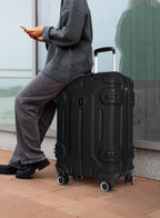 Para John Expedition 3-Piece ABS Hardside Spinner Luggage Set Durable Travel Suitcases with 360° Wheels Small Medium Large Trolley  PARAJOHN UAE