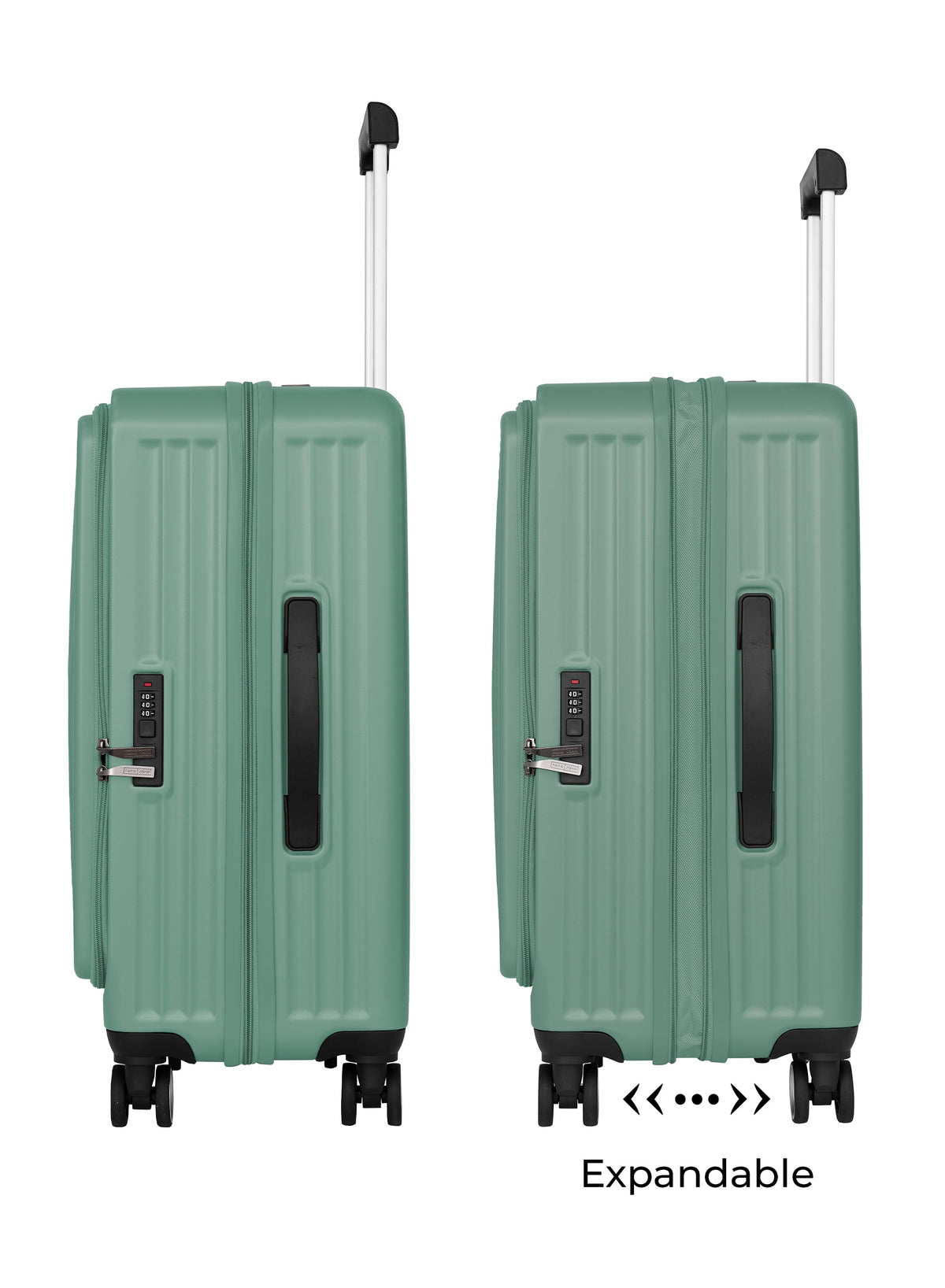 Orbitra Series 3 Pcs ABS Luggage Trolley Set  PARAJOHN UAE
