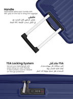 Orbitra Series 3 Pcs ABS Luggage Trolley Set  PARAJOHN UAE