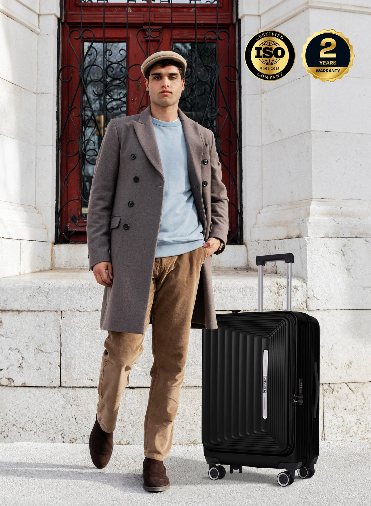 Orbitra Series 3 Pcs ABS Luggage Trolley Set  PARAJOHN UAE