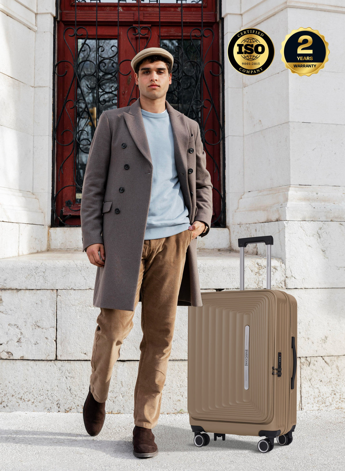 Orbitra Series 3 Pcs ABS Luggage Trolley Set  PARAJOHN UAE