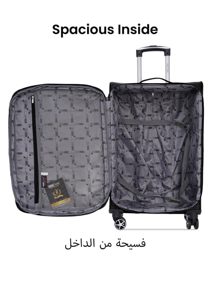 Shadow 3 Pieces Set 8 Wheels Soft Luggage