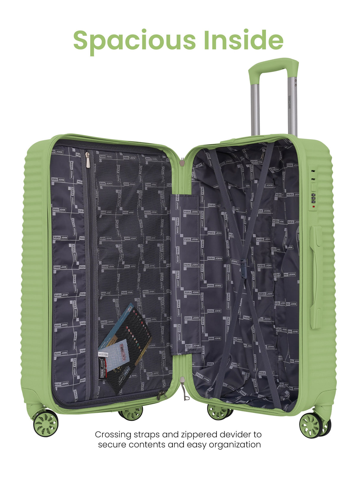 Parajohn Sandtrail 3-Piece Luggage Set | Lightweight ABS  PARAJOHN UAE