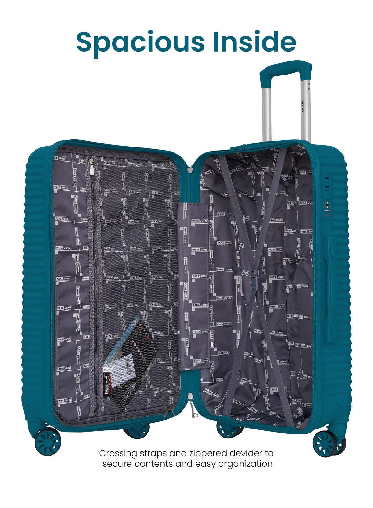 Parajohn Sandtrail 3-Piece Luggage Set | Lightweight ABS  PARAJOHN UAE