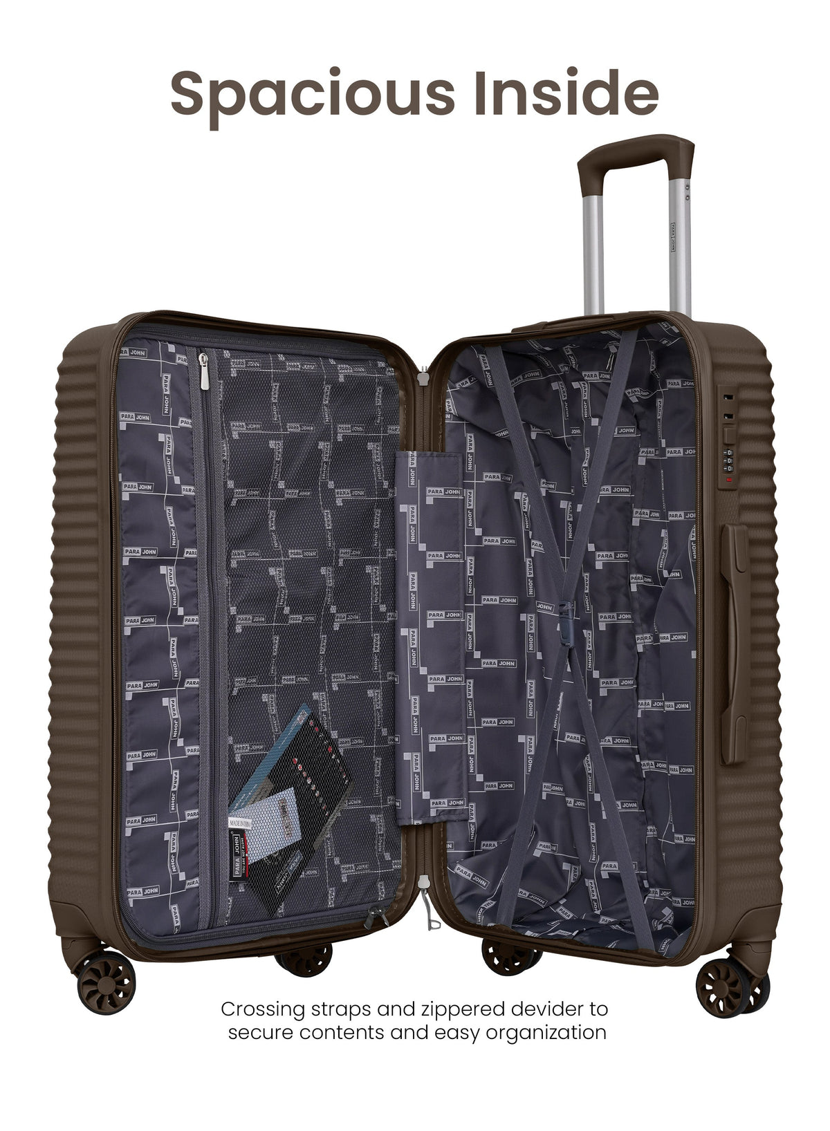 Parajohn Sandtrail 3-Piece Luggage Set | Lightweight ABS  PARAJOHN UAE