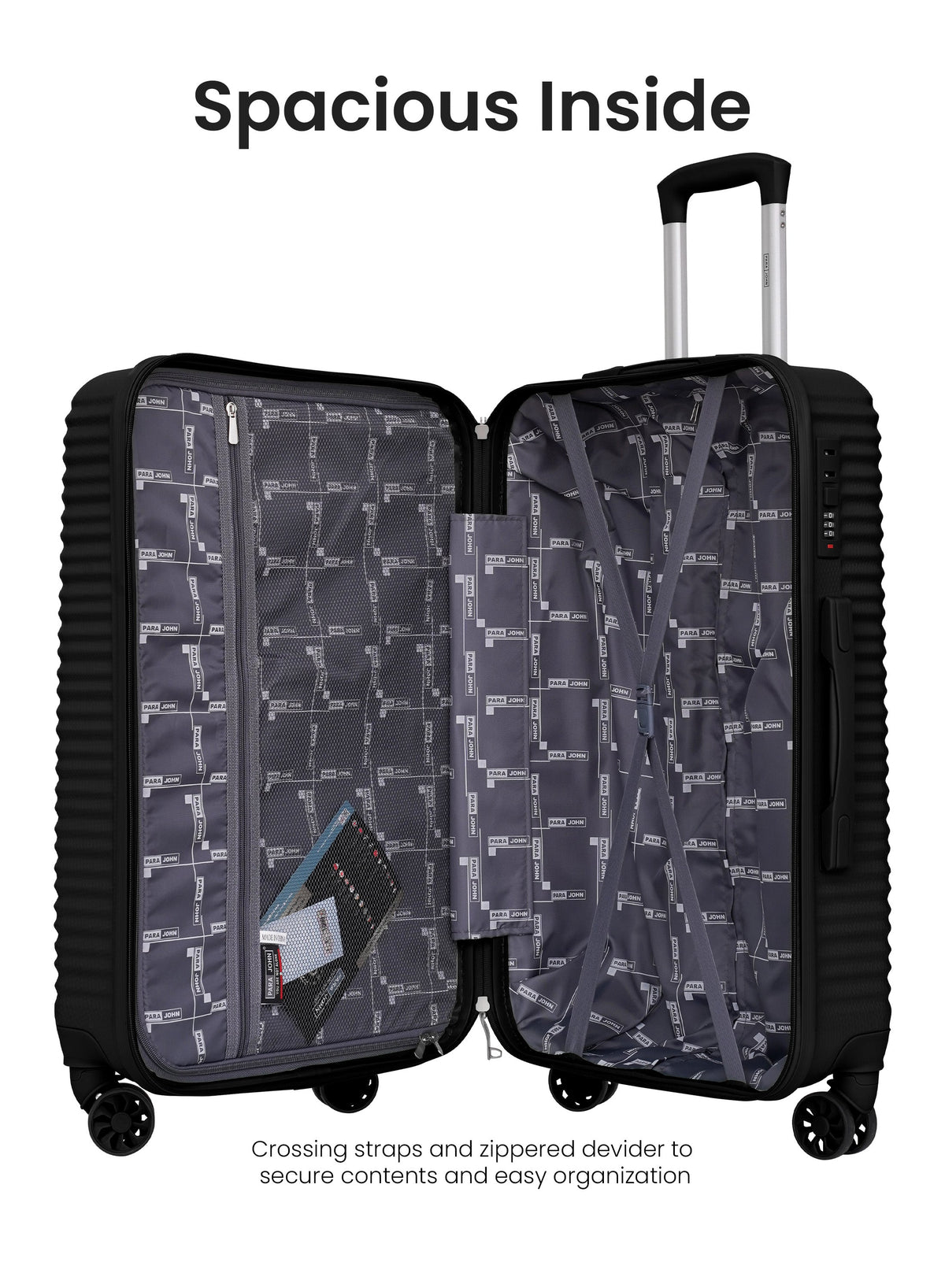 Parajohn Sandtrail 3-Piece Luggage Set | Lightweight ABS  PARAJOHN UAE
