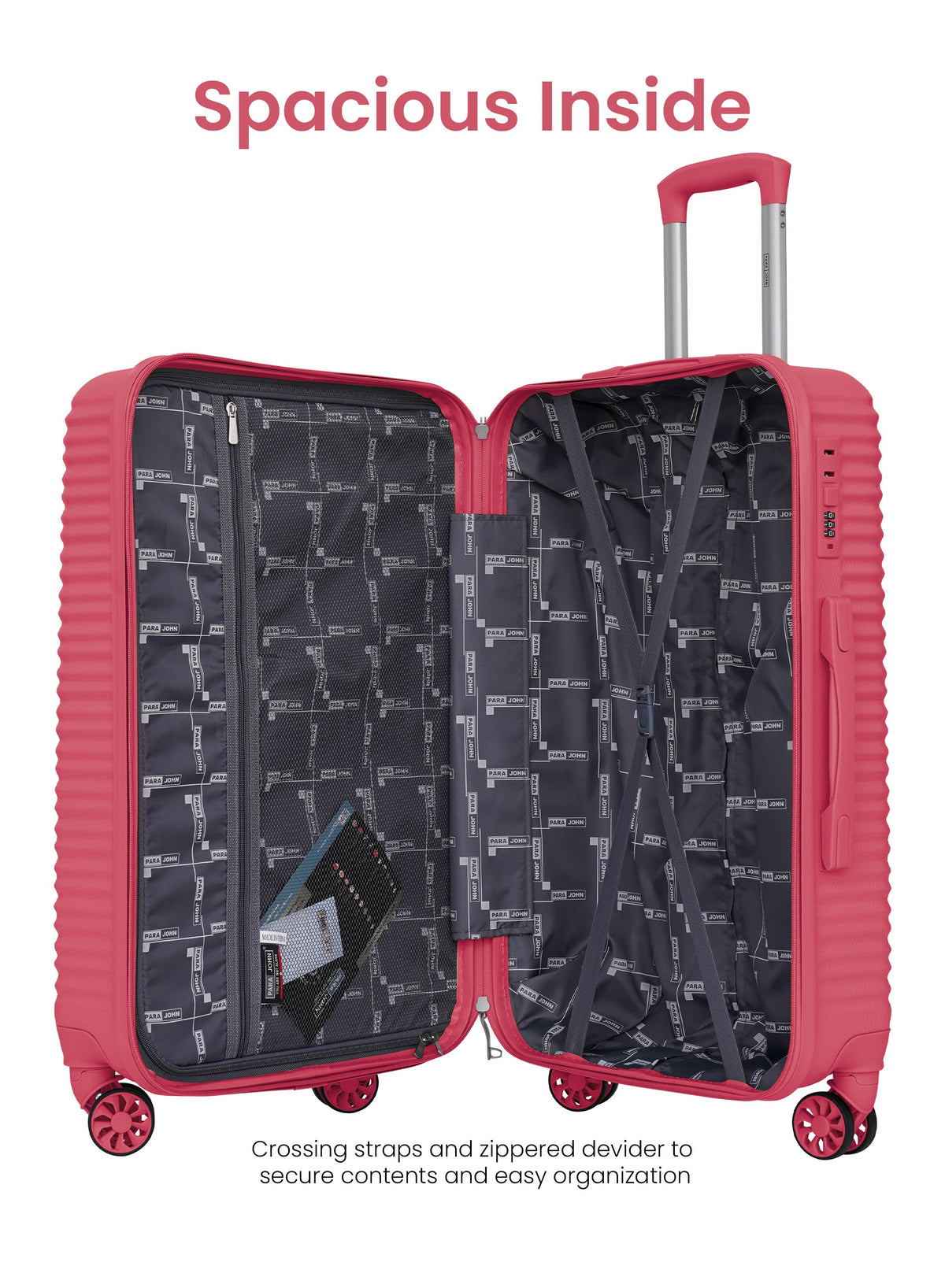 Parajohn Sandtrail 3-Piece Luggage Set | Lightweight ABS  PARAJOHN UAE