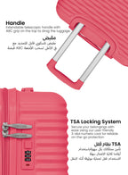 Parajohn Sandtrail 3-Piece Luggage Set | Lightweight ABS  PARAJOHN UAE