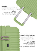 Parajohn Sandtrail 3-Piece Luggage Set | Lightweight ABS  PARAJOHN UAE