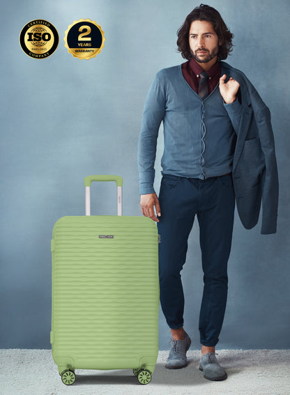 Parajohn Sandtrail Series 3 Piece Lightweight Luggage Set | Small 10KG, Medium 20KG & Large 30KG ABS 8 Wheels Luggage