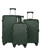 Para John Carrock 3-Piece Glossy ABS Luggage Set Lightweight 20", 24" & 28" 8 Wheels  Spinner Hardsided Travel Suitcase  PARAJOHN UAE