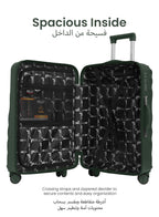 Para John Carrock 3-Piece Glossy ABS Luggage Set Lightweight 20", 24" & 28" 8 Wheels  Spinner Hardsided Travel Suitcase  PARAJOHN UAE