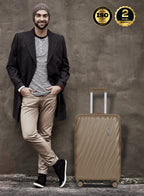 Para John Carrock 3-Piece Glossy ABS Luggage Set Lightweight 20", 24" & 28" 8 Wheels  Spinner Hardsided Travel Suitcase  PARAJOHN UAE