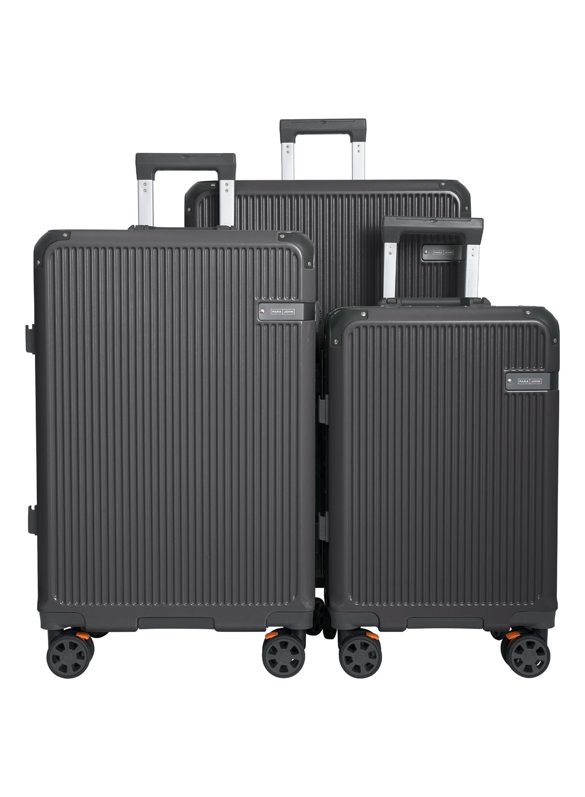 Parajohn BIFUSION - Zipperless Aluminium Frame Luggage Set of 3