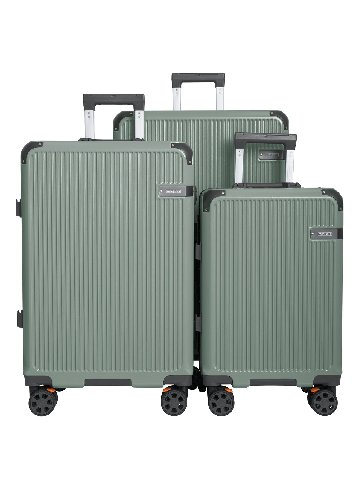 Parajohn BIFUSION - Zipperless Aluminium Frame Luggage Set of 3