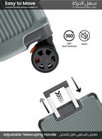 Parajohn BIFUSION - Zipperless Aluminium Frame Luggage Set of 3  PARAJOHN UAE