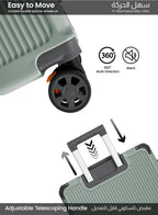 Parajohn BIFUSION - Zipperless Aluminium Frame Luggage Set of 3  PARAJOHN UAE
