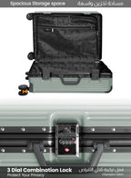 Parajohn BIFUSION - Zipperless Aluminium Frame Luggage Set of 3  PARAJOHN UAE