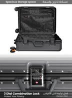 Parajohn BIFUSION - Zipperless Aluminium Frame Luggage Set of 3  PARAJOHN UAE