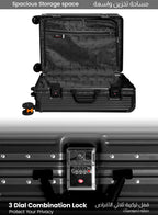 Parajohn BIFUSION - Zipperless Aluminium Frame Luggage Set of 3  PARAJOHN UAE