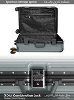 Parajohn BIFUSION - Zipperless Aluminium Frame Luggage Set of 3  PARAJOHN UAE