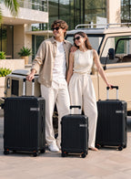 Parajohn BIFUSION - Zipperless Aluminium Frame Luggage Set of 3  PARAJOHN UAE