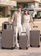 Parajohn BIFUSION - Zipperless Aluminium Frame Luggage Set of 3  PARAJOHN UAE