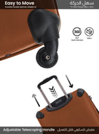 Parajohn 3-Piece Spinner Luggage Set — Durable PU Hard Shell | 20/24/28” Sizes  PARAJOHN UAE