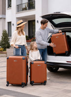 Parajohn 3-Piece Spinner Luggage Set — Durable PU Hard Shell | 20/24/28” Sizes  PARAJOHN UAE