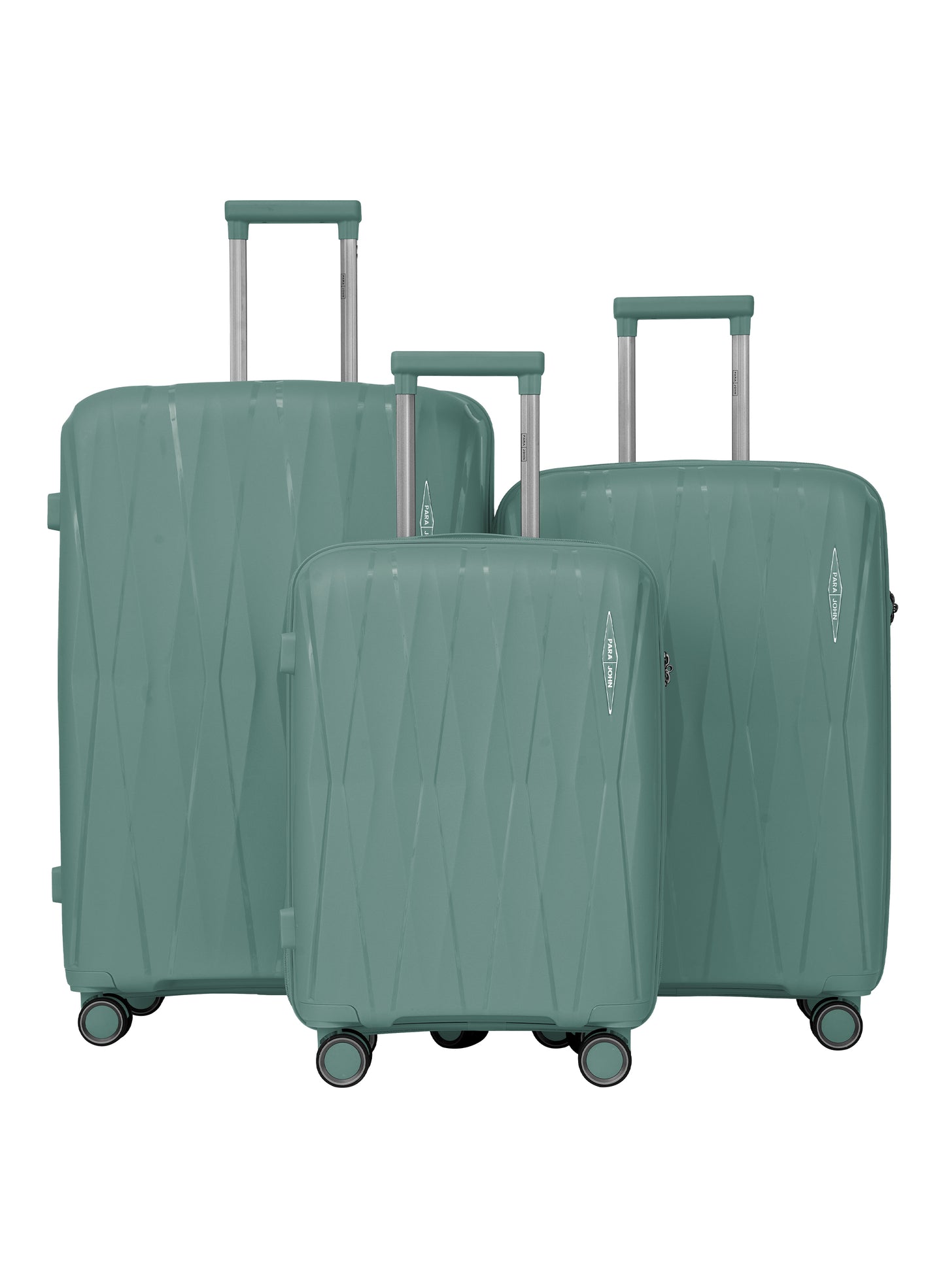 TRIACUT Series 3 Piece Premium Polypropylene Luggage Set
