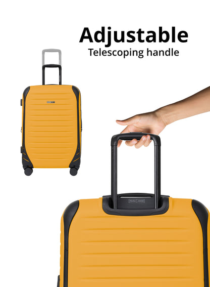 Para John Altiv 3-Piece Travel Set – Lightweight 100% PC Hard-Side Trolley Luggage with 360° Spinner Wheels, Durable & Stylish Suitcase Set  PARAJOHN UAE