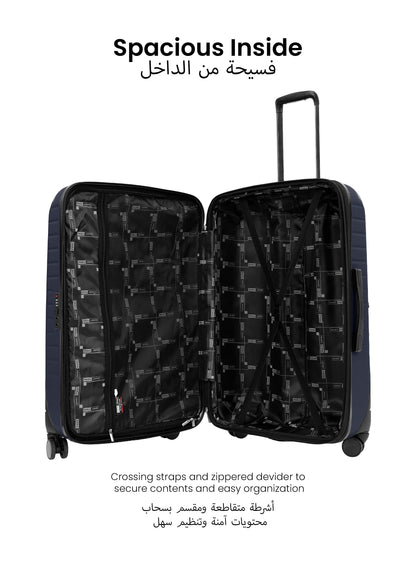 Para John Altiv 3-Piece Travel Set – Lightweight 100% PC Hard-Side Trolley Luggage with 360° Spinner Wheels, Durable & Stylish Suitcase Set  PARAJOHN UAE