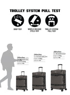 Parajohn Retro 3-Piece Luggage Set | Vintage Style, ABS  PARAJOHN UAE