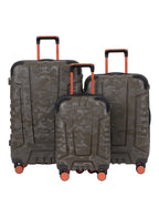 Parajohn EmberTrail ABS Set of 3 Luggage | Lightweight Small 10KG, Medium 20KG & Large 30KG 8 Wheels Trolley Hardsided Travel Suitcase  PARAJOHN UAE