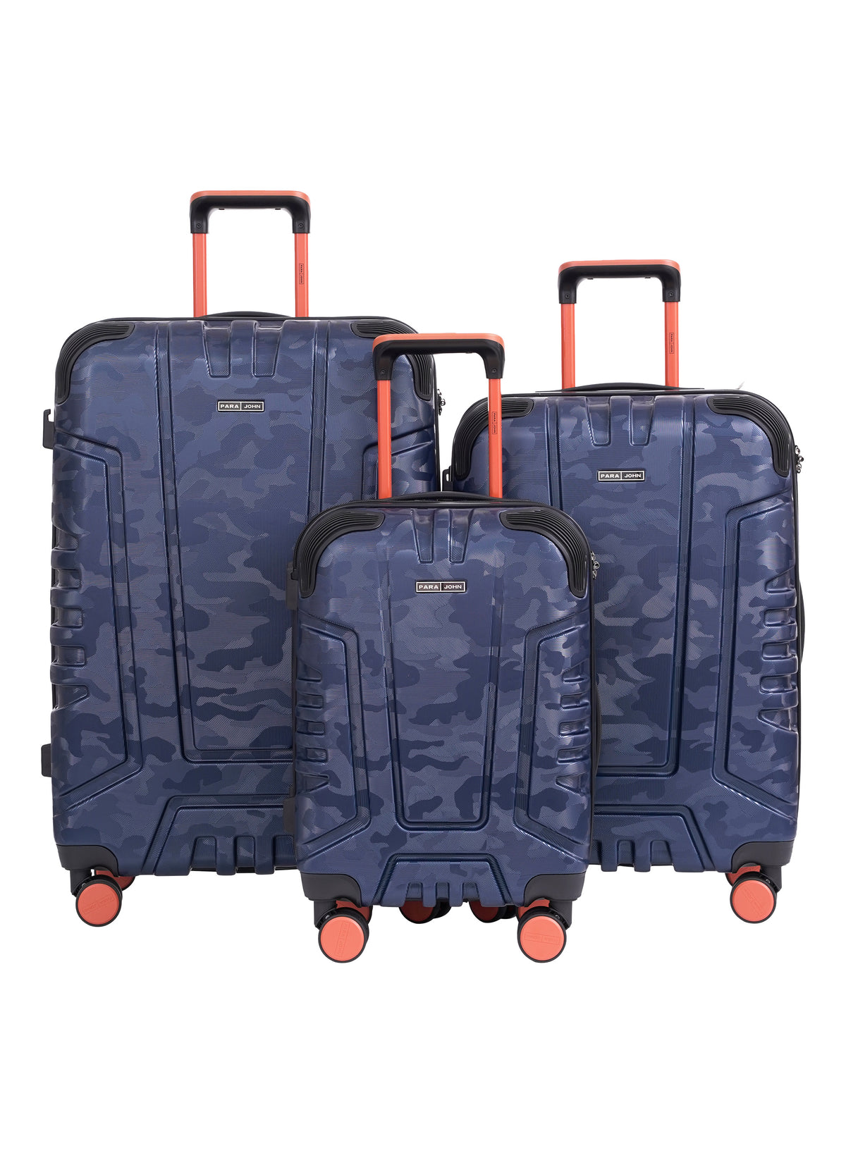 Parajohn EmberTrail Lightweight ABS Luggage Bag, Set of 3