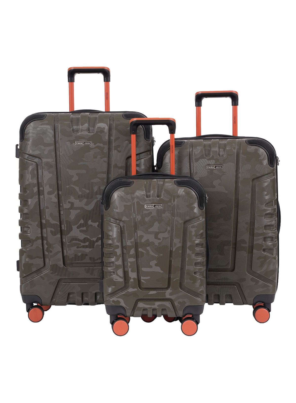 Parajohn EmberTrail Lightweight ABS Luggage Bag, Set of 3