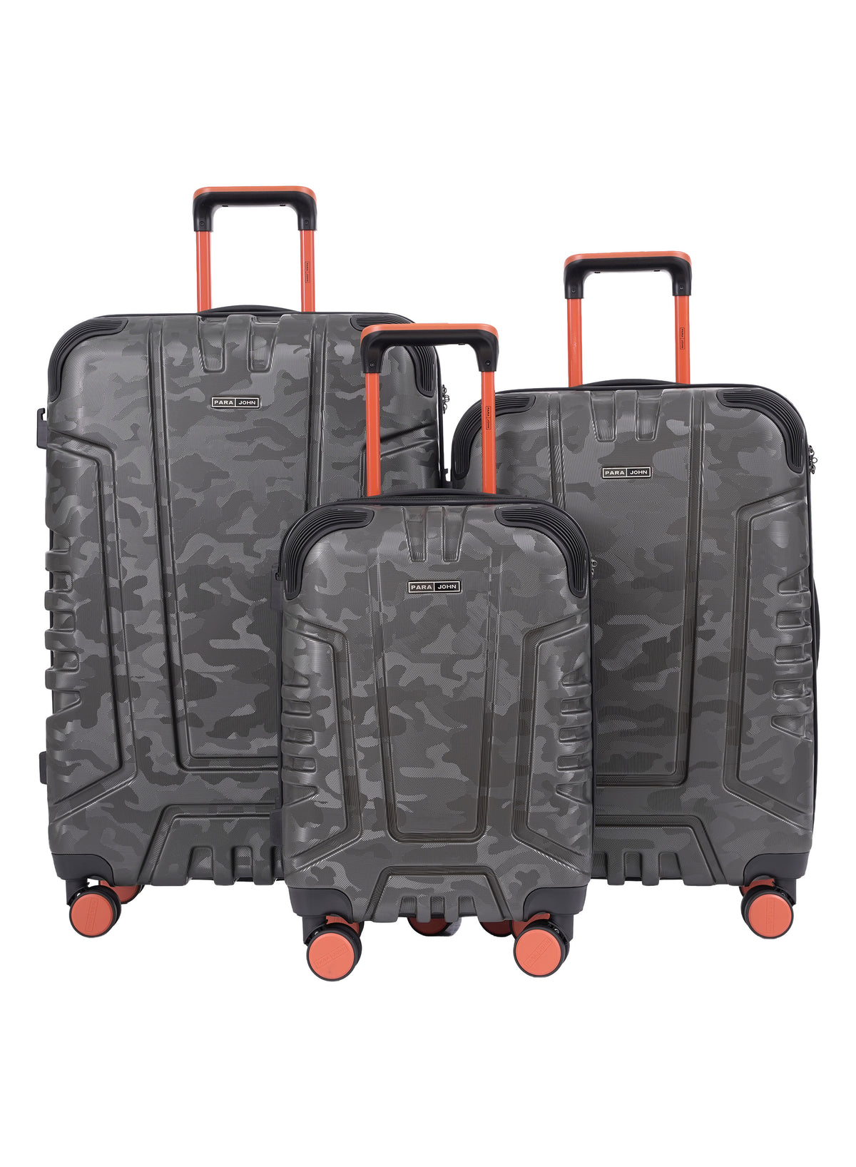 Parajohn EmberTrail Lightweight ABS Luggage Bag, Set of 3