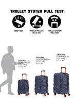 Parajohn EmberTrail ABS Set of 3 Luggage | Lightweight Small 10KG, Medium 20KG & Large 30KG 8 Wheels Trolley Hardsided Travel Suitcase  PARAJOHN UAE