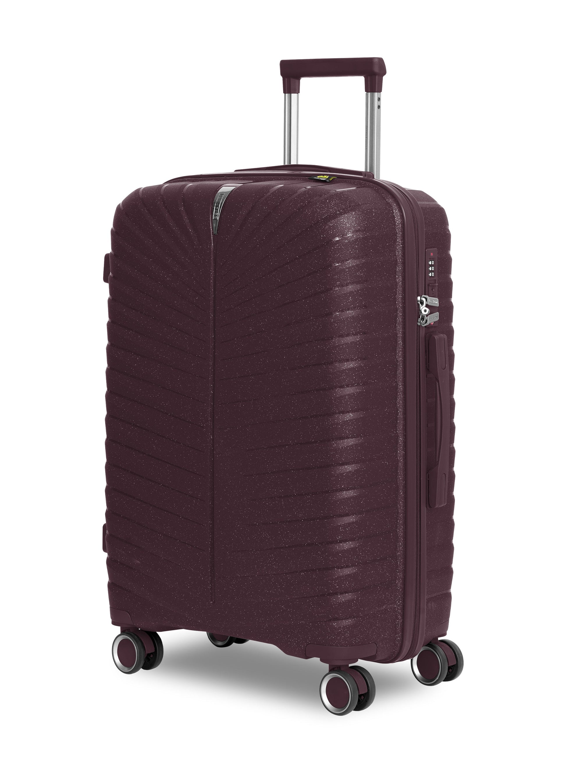 Parajohn Skyridge 3-Piece Anti Theft PP Luggage Set Lightweight Small 10KG, Medium 20KG & Large 30KG ABS 8 Wheels Trolley Hardsided Travel Suitcase  PARAJOHN UAE