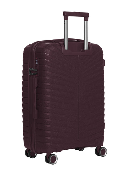 Parajohn Skyridge 3-Piece Anti Theft PP Luggage Set Lightweight Small 10KG, Medium 20KG & Large 30KG ABS 8 Wheels Trolley Hardsided Travel Suitcase  PARAJOHN UAE