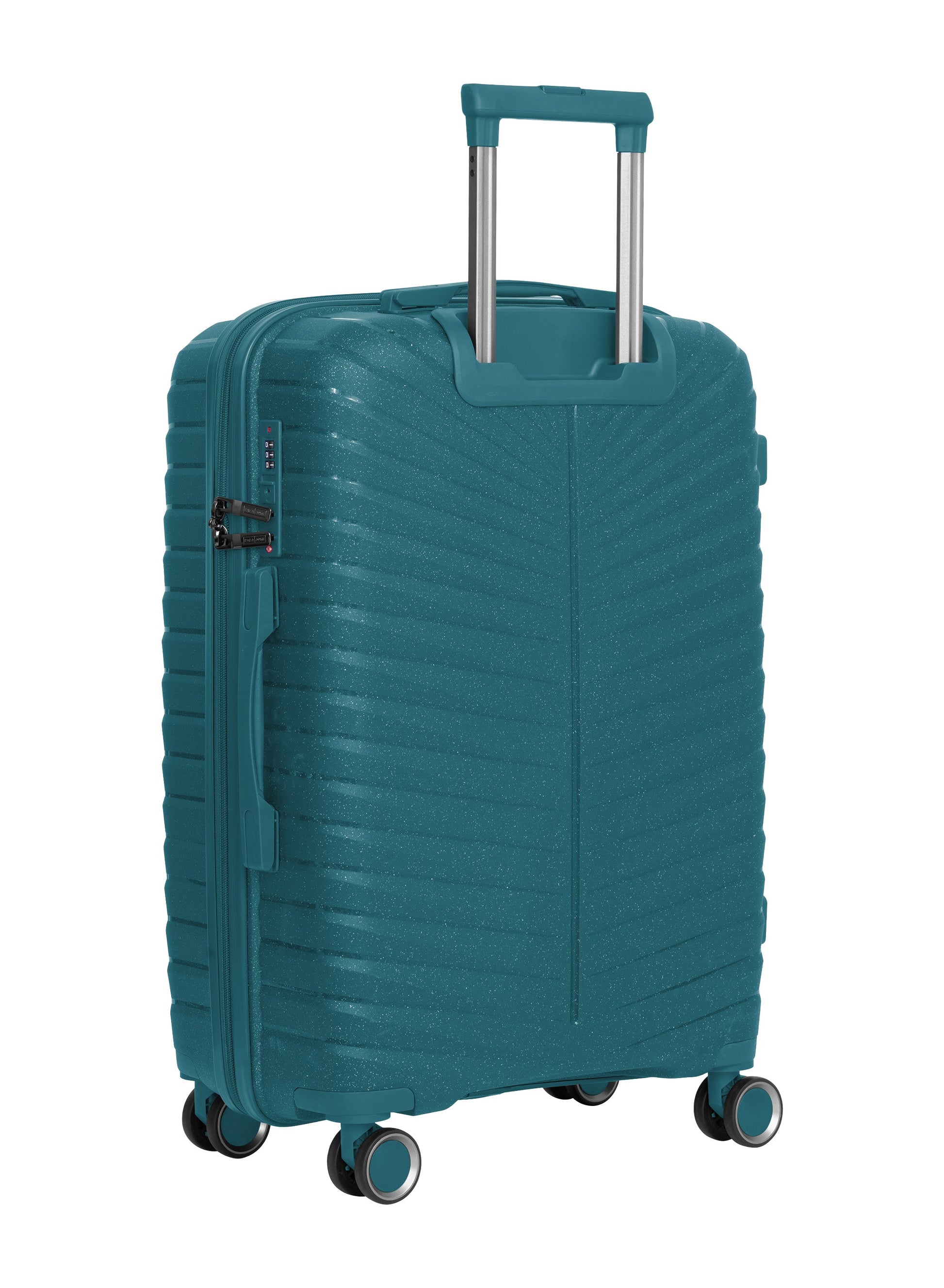 Parajohn Skyridge 3-Piece Anti Theft PP Luggage Set Lightweight Small 10KG, Medium 20KG & Large 30KG ABS 8 Wheels Trolley Hardsided Travel Suitcase  PARAJOHN UAE